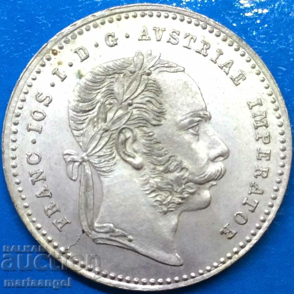 20 kreĭtseri 1870 Austro-Ungaria 2.8g Franz Joseph argint - 5 20 kreĭtseri 1870 Austro-Ungaria 2.8g Franz Joseph argint - 5