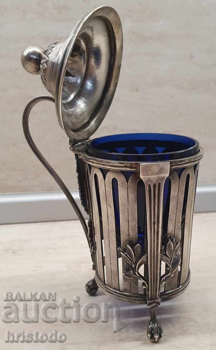 Γαλλικό ασημένιο μουστάρδας 1798 με τιμή € 843.63 | 1650.00 BGN