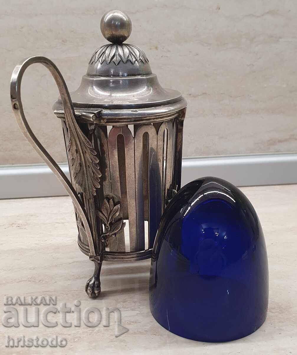 Licitație Mustar de argint francez 1798 Licitație Mustar de argint francez 1798