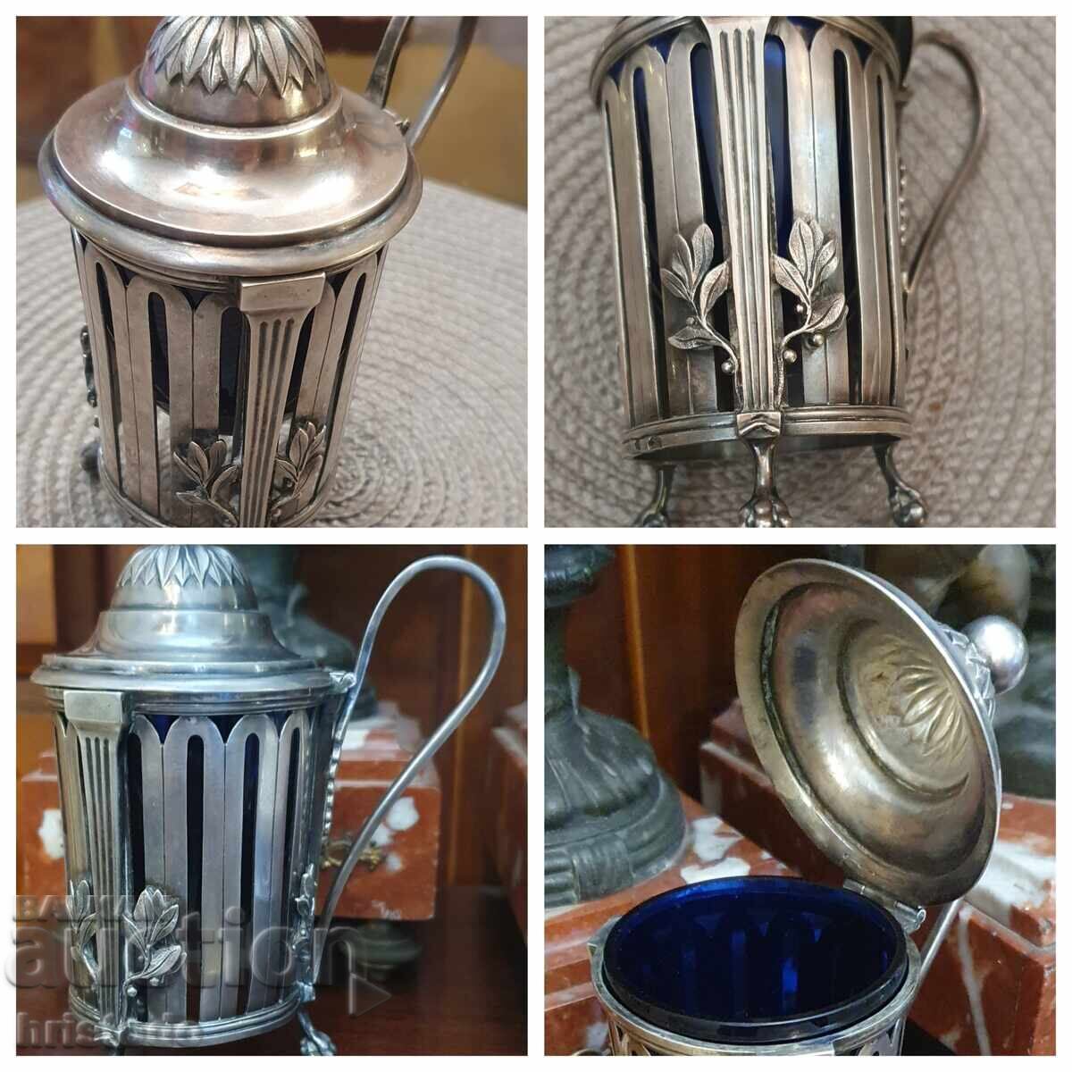 Γαλλικό ασημένιο μουστάρδας 1798 - 6