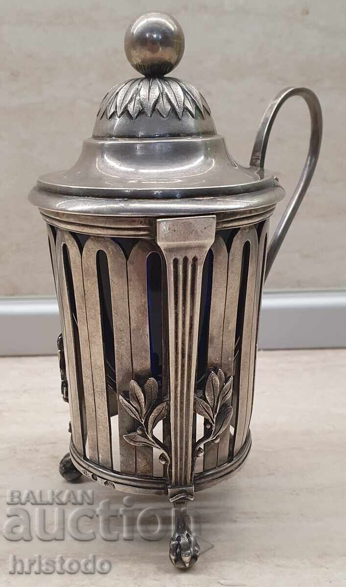 Γαλλικό ασημένιο μουστάρδας 1798