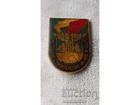 Znachka 15 godini stroitelstvo na NRB v SSSR 1969 - 1984