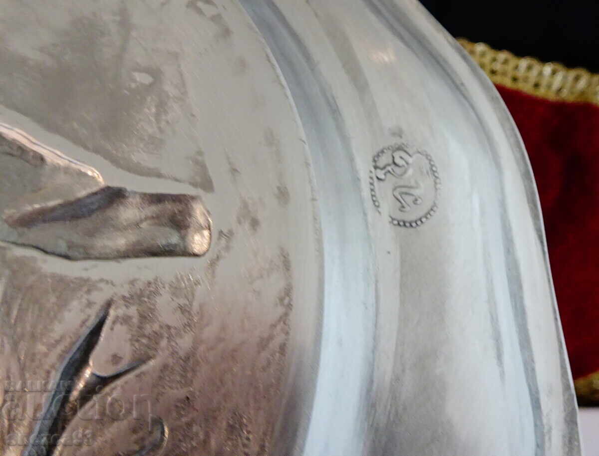 Kalayna plate with hunting scene, Dog with pheasant - 6 Kalayna plate with hunting scene, Dog with pheasant - 6