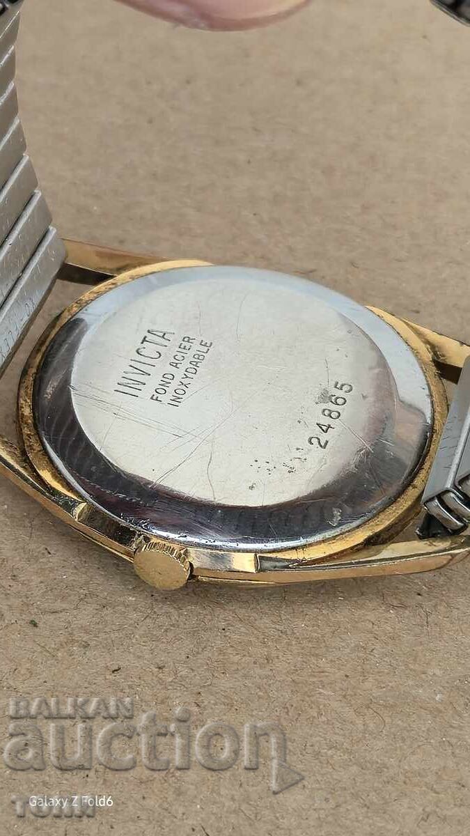 Livrarea INVICTA SWISS MADE RAR AURIT FUNCTIONEAZĂ FĂRĂ GARANȚIE BZC! Livrarea INVICTA SWISS MADE RAR AURIT FUNCTIONEAZĂ FĂRĂ GARANȚIE BZC!