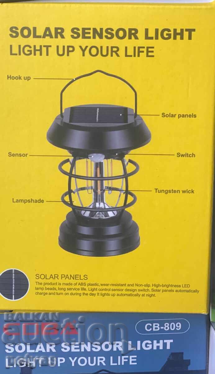 Λυχνία σόλαρ με αισθητήρα κίνησης COBA Λυχνία σόλαρ με αισθητήρα κίνησης COBA