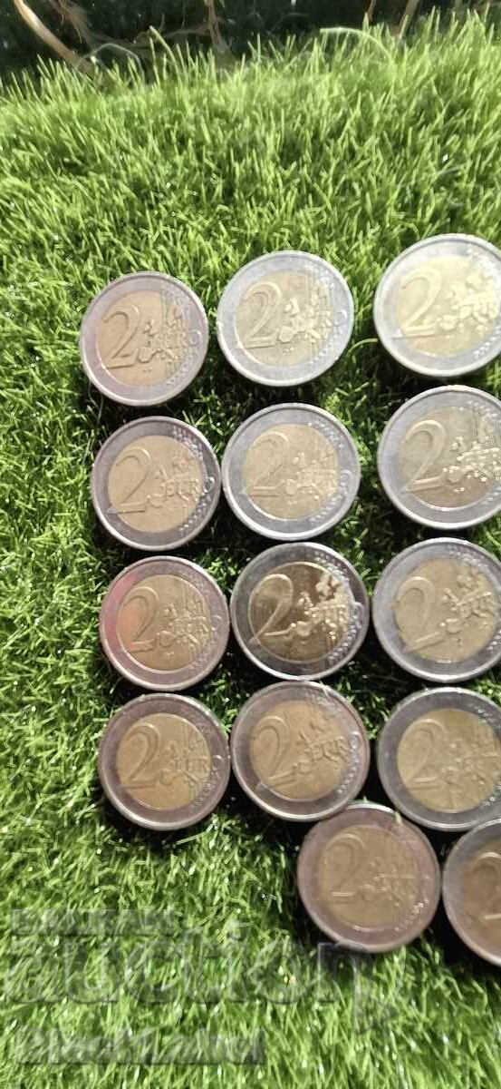 Lot of 2 Euro coins with price 1.00 BGN | € 0.51 Lot of 2 Euro coins with price 1.00 BGN | € 0.51