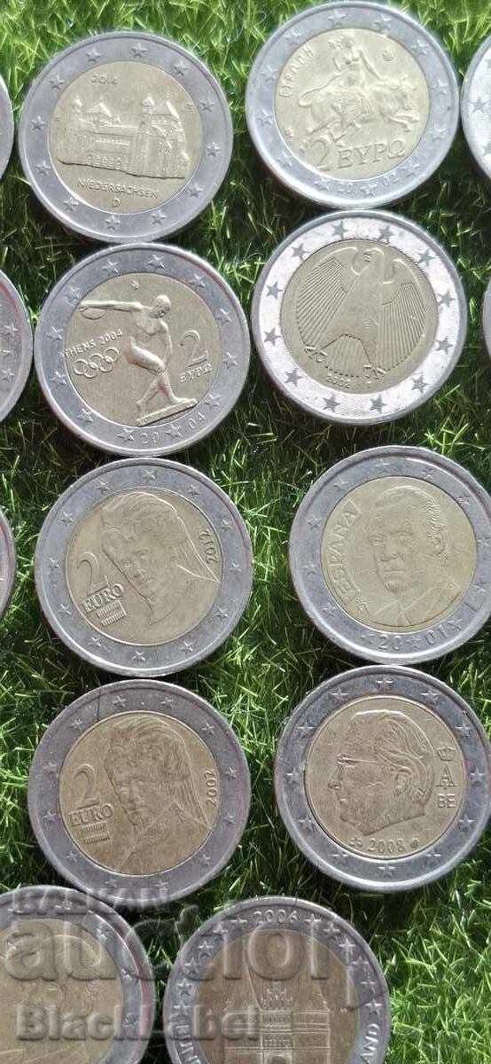 Lot of 2 Euro coins - 5 Lot of 2 Euro coins - 5