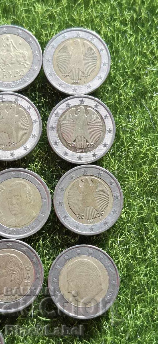 Lot of 2 Euro coins - 6 Lot of 2 Euro coins - 6