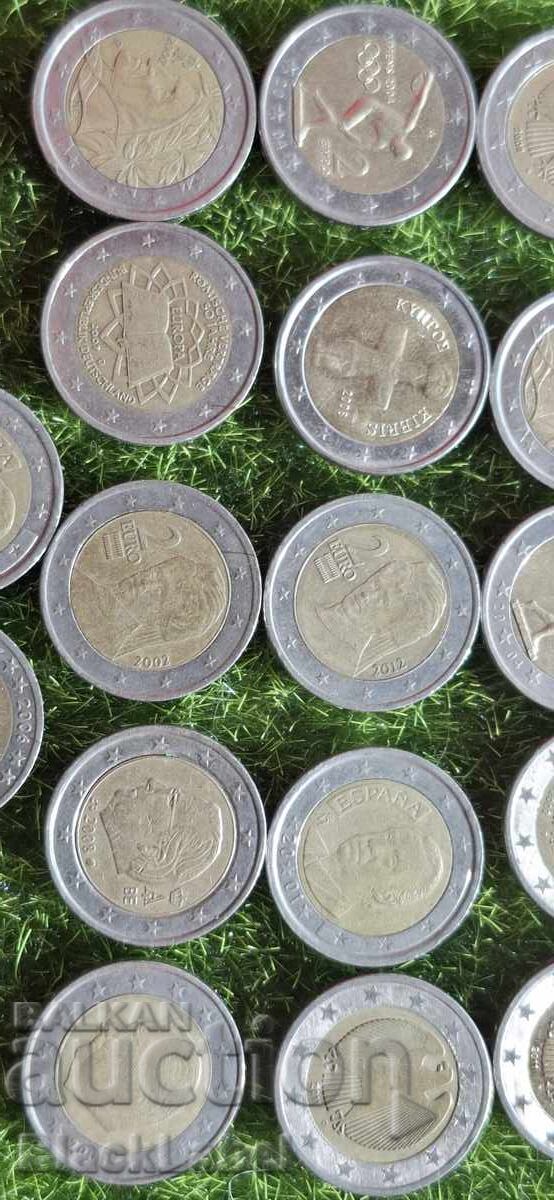 Lot of 2 Euro coins - 9 Lot of 2 Euro coins - 9