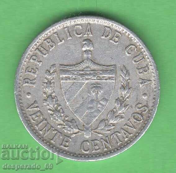 (¯`'•.¸ 20 центавос 1969 КУБА ¸.•'´¯) с цена € 0.30 | 0.59 лв. (¯`'•.¸ 20 центавос 1969 КУБА ¸.•'´¯) с цена € 0.30 | 0.59 лв.