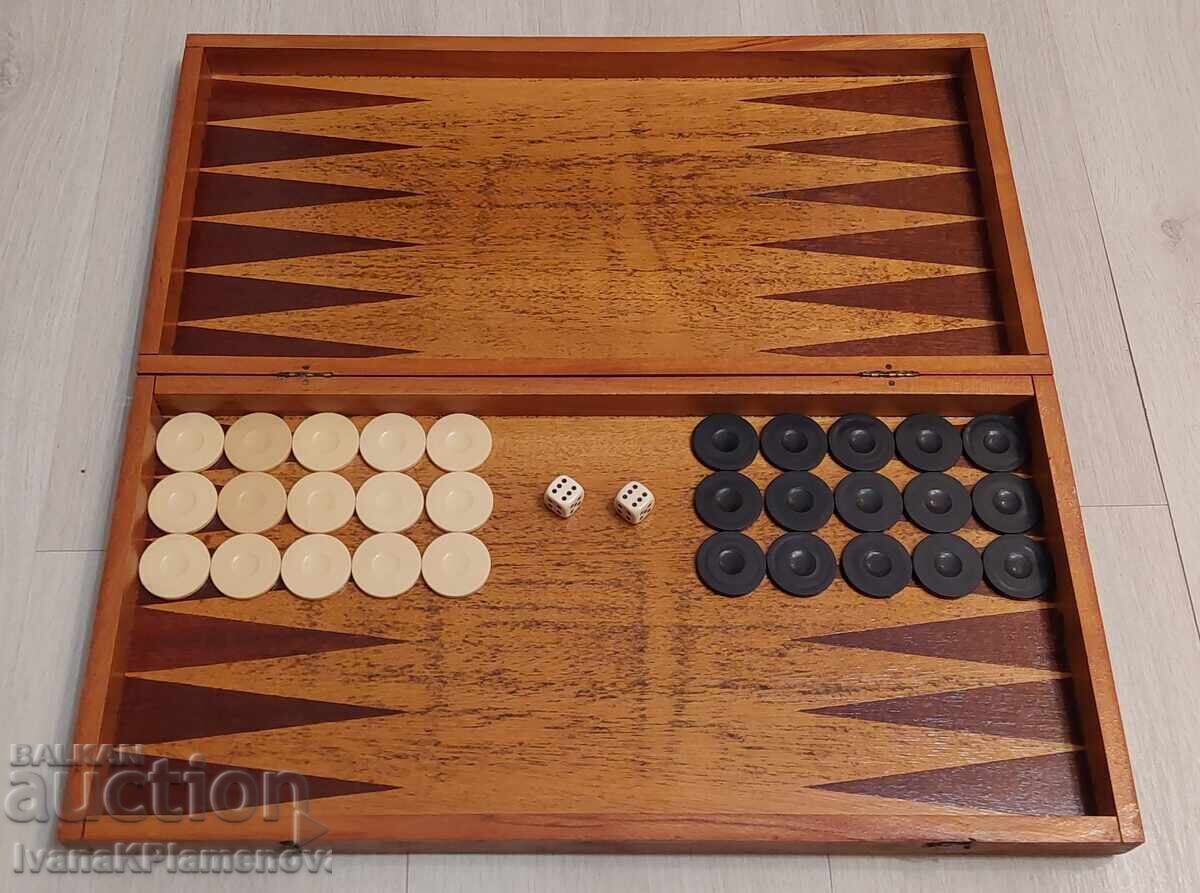 Шах и табла фигури дървени 48см за ценители - 5 Шах и табла фигури дървени 48см за ценители - 5