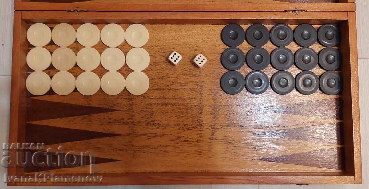 Шах и табла фигури дървени 48см за ценители - 6 Шах и табла фигури дървени 48см за ценители - 6