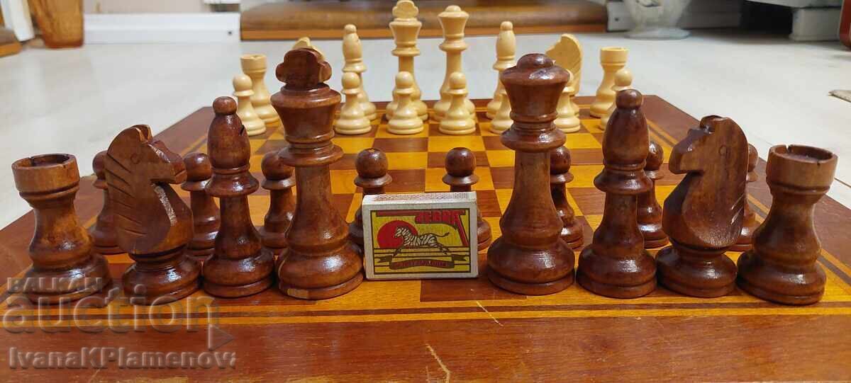 Шах и табла фигури дървени 48см за ценители - 7 Шах и табла фигури дървени 48см за ценители - 7