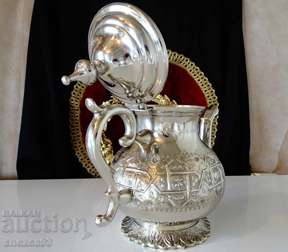 Ceainic marocan argintat, cană Touzani Mohamed - 5 Ceainic marocan argintat, cană Touzani Mohamed - 5