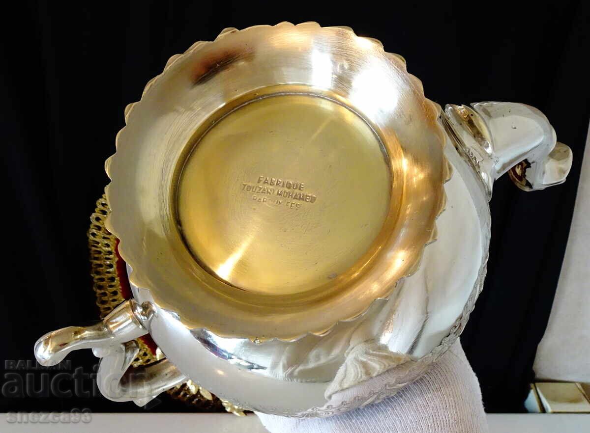 Ceainic marocan argintat, cană Touzani Mohamed - 6 Ceainic marocan argintat, cană Touzani Mohamed - 6