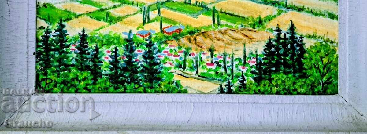 Livrarea Pictură în ulei de artist BG cunoscut (1931-2014) Livrarea Pictură în ulei de artist BG cunoscut (1931-2014)