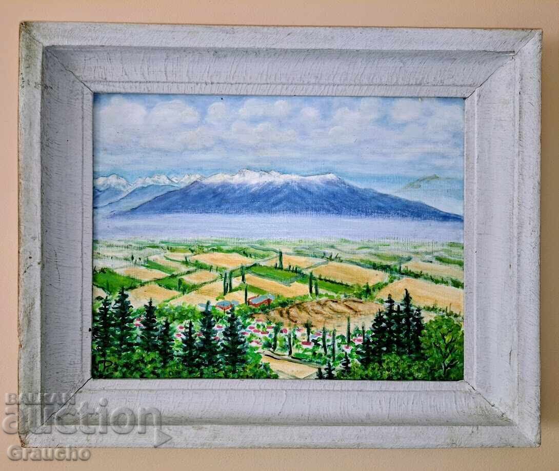 Oil painting by a famous Bulgarian artist (1931-2014)