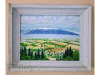 Pictură în ulei de artist BG cunoscut (1931-2014)