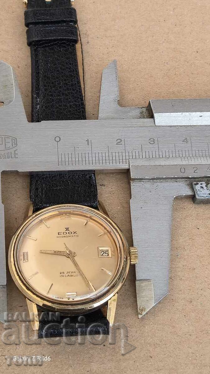 EDOX AUTOMATIC SWISS MADE РЯДЪК ПОЗЛАТЕН РАБОТИ БЕЗ ГАРАНЦИЯ - 7 EDOX AUTOMATIC SWISS MADE РЯДЪК ПОЗЛАТЕН РАБОТИ БЕЗ ГАРАНЦИЯ - 7
