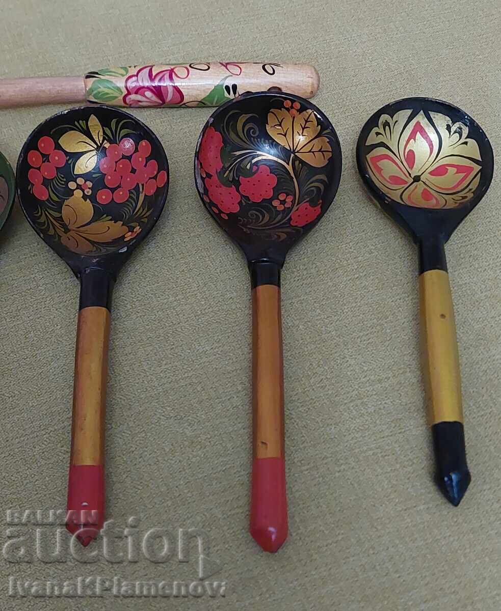 Сувенири хохлома Русия 7 броя за ценители - 5 Сувенири хохлома Русия 7 броя за ценители - 5