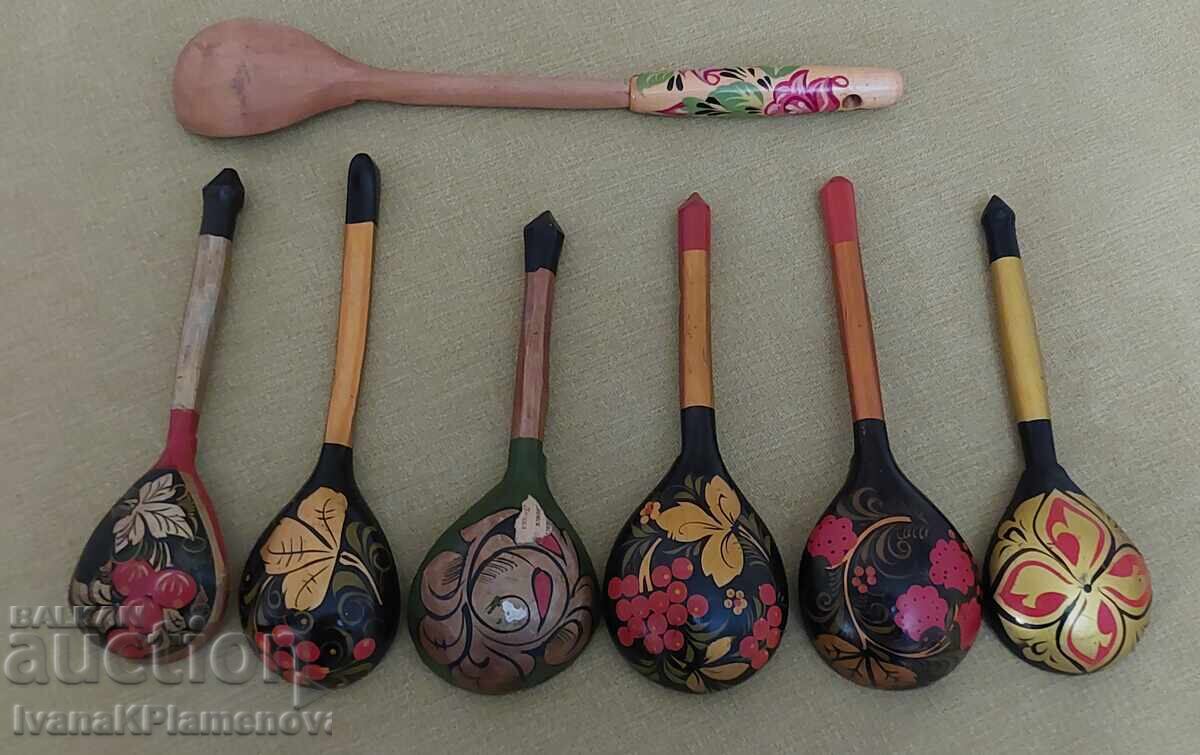 Сувенири хохлома Русия 7 броя за ценители - 6 Сувенири хохлома Русия 7 броя за ценители - 6