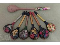 Σουβενίρ Χοχλόμα Ρωσίας 7 τεμάχια για συλλέκτες