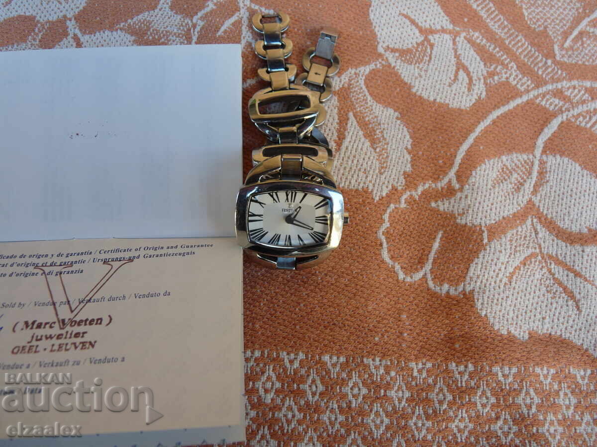 Луксозен масивен часовник FESTINA - 5 Луксозен масивен часовник FESTINA - 5