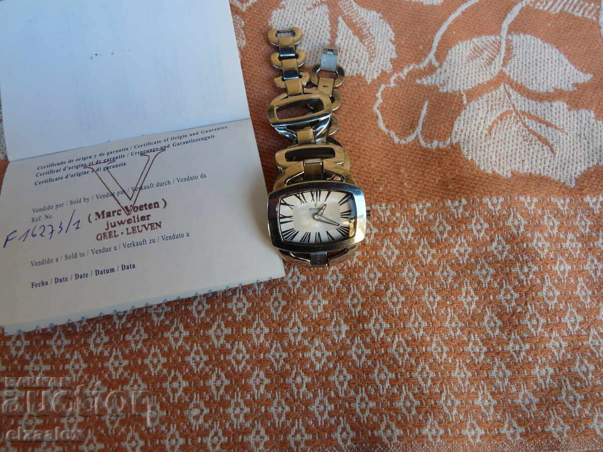 Луксозен масивен часовник FESTINA - 7 Луксозен масивен часовник FESTINA - 7