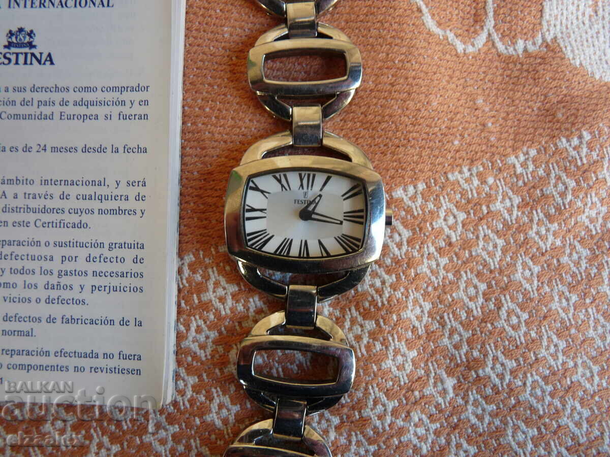 Луксозен масивен часовник FESTINA Луксозен масивен часовник FESTINA