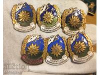 Лот значки туризъм ! Емайл