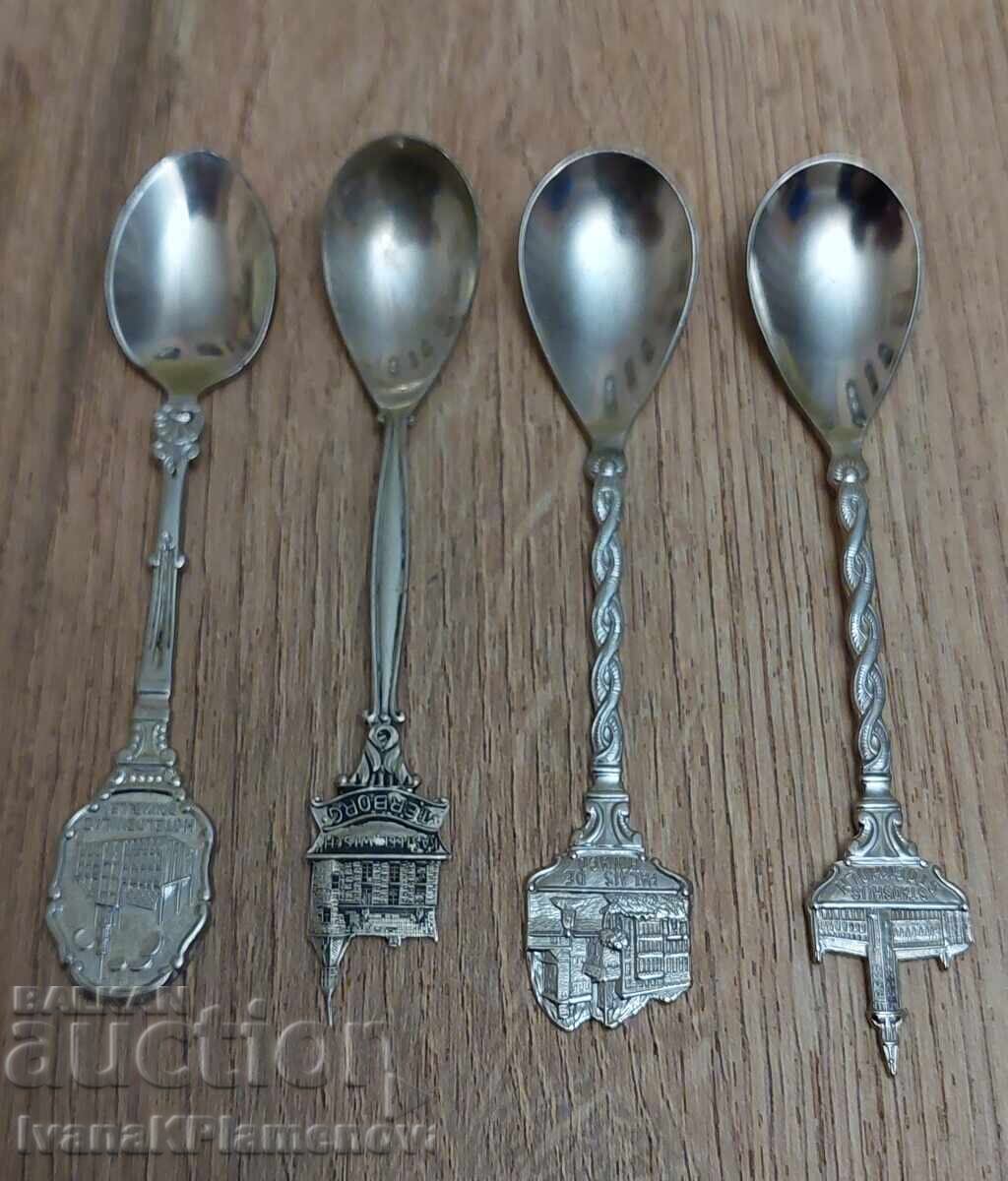 Лъжички за колекционери 4 броя - 5 Лъжички за колекционери 4 броя - 5