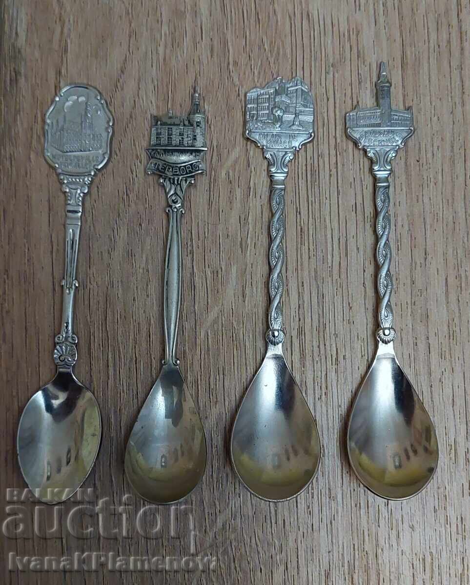 Лъжички за колекционери 4 броя Лъжички за колекционери 4 броя