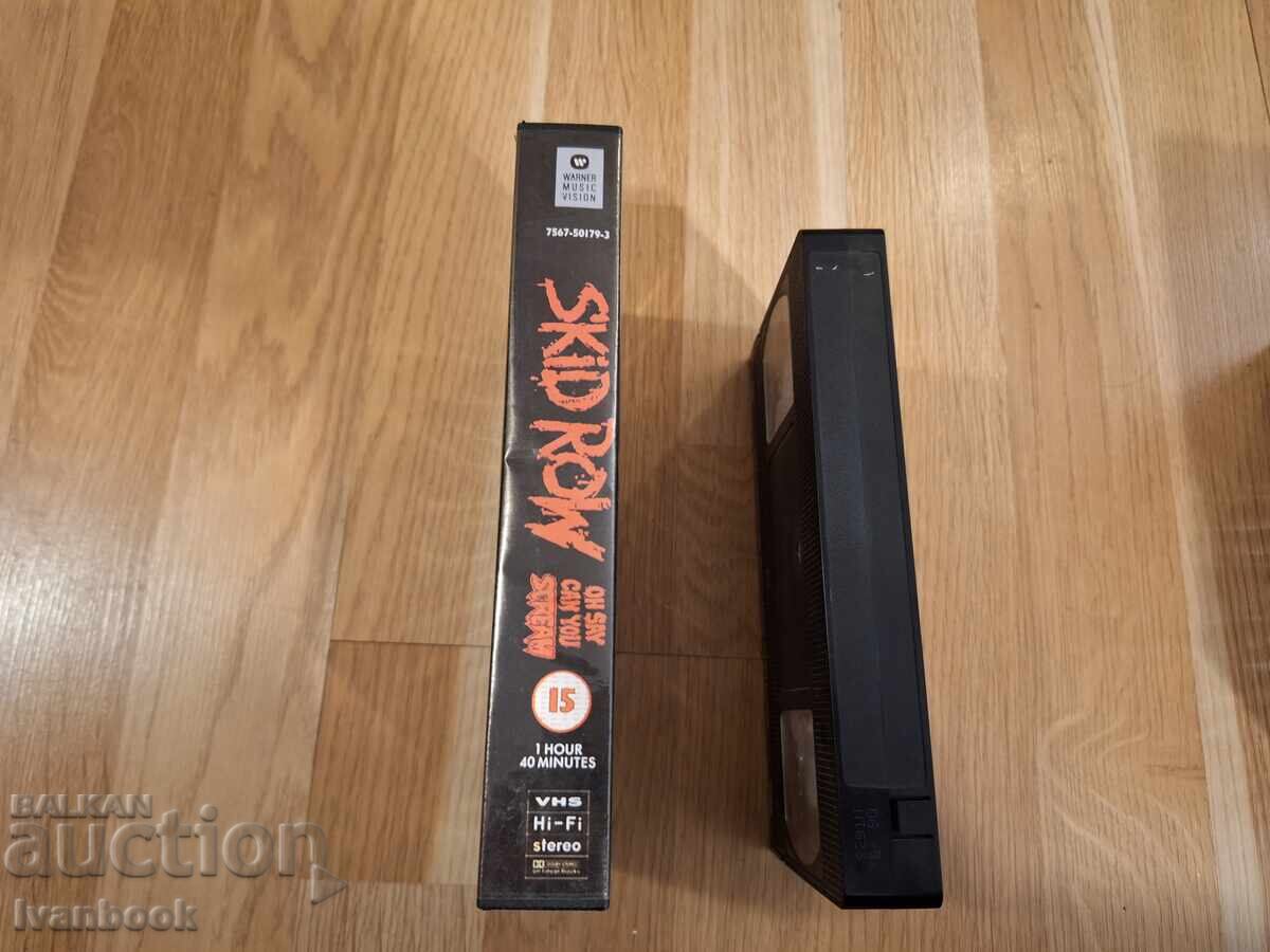 VHS Video Cassette - Skid Row with price 6.50 BGN | € 3.32 VHS Video Cassette - Skid Row with price 6.50 BGN | € 3.32