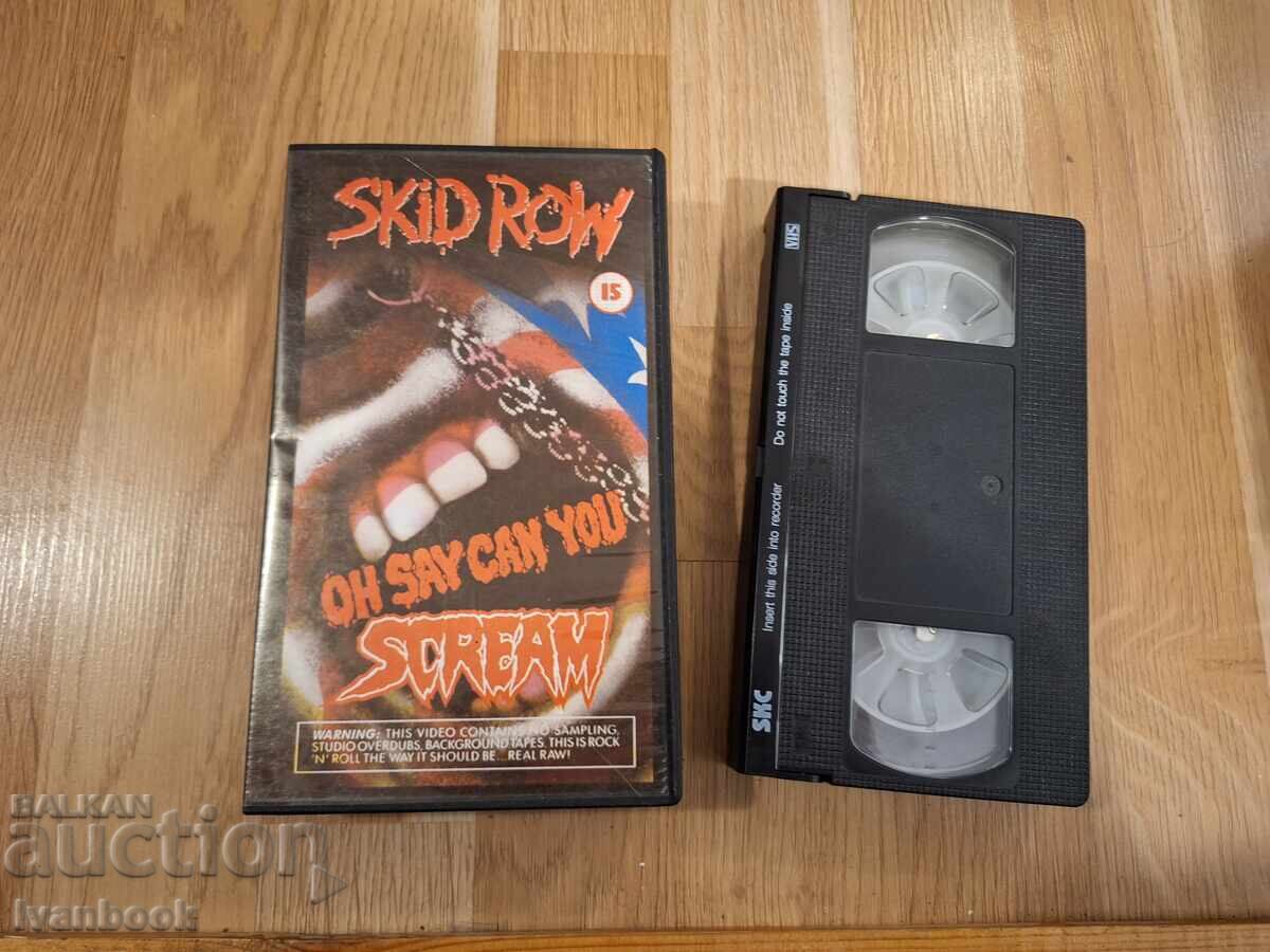 VHS Video Cassette - Skid Row VHS Video Cassette - Skid Row