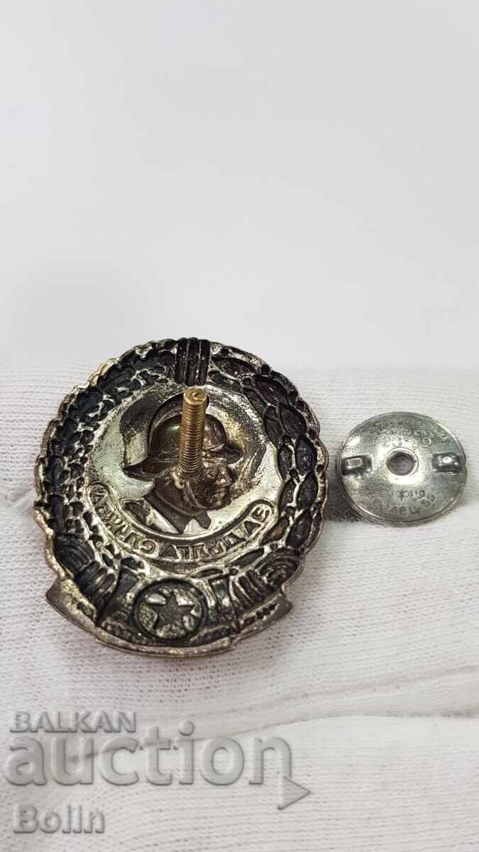 Semn de pompier extrem de rar "Pentru Serviciu Excelent" - 5 Semn de pompier extrem de rar "Pentru Serviciu Excelent" - 5