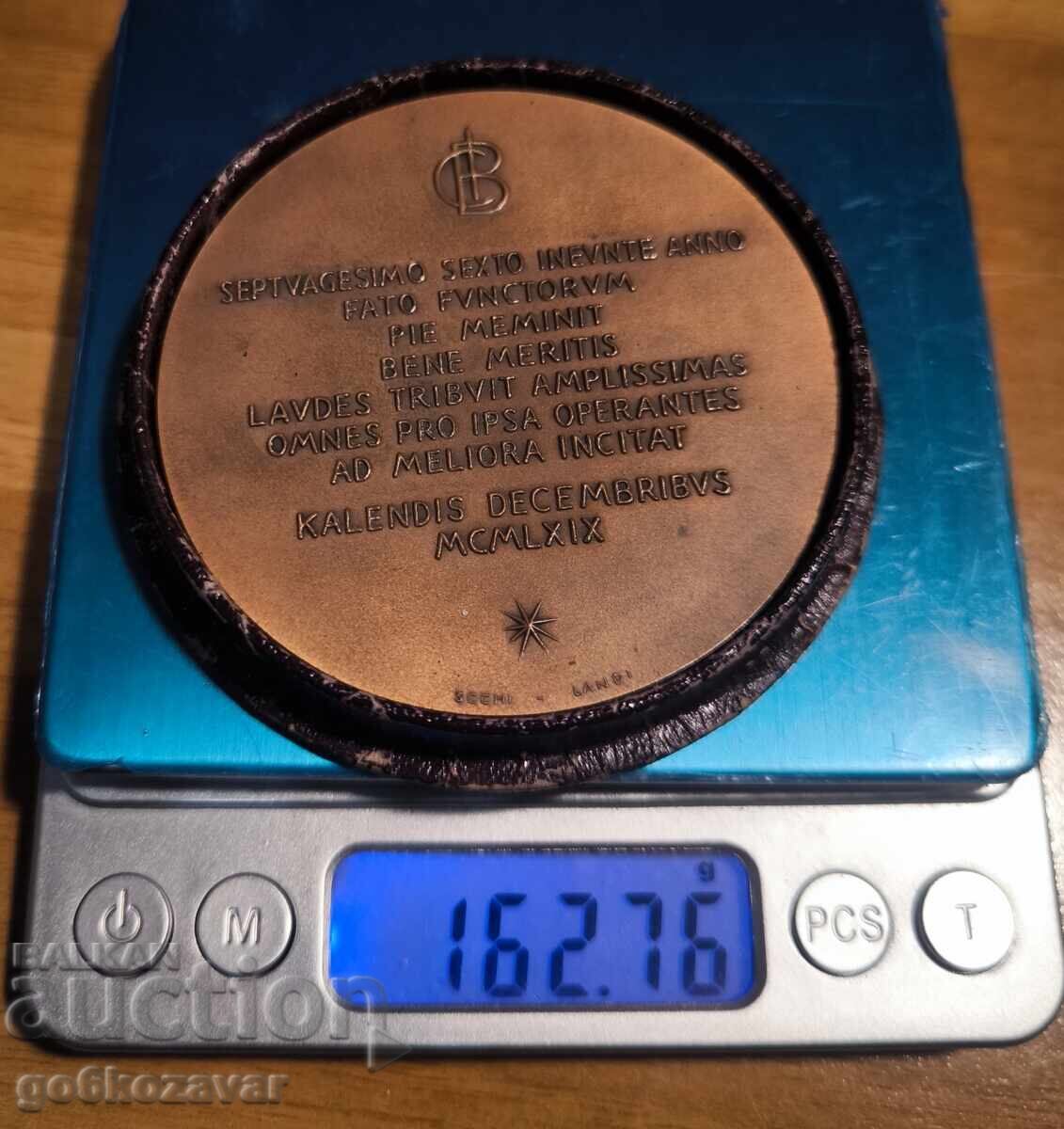 ITALIA MEDALIE ''πολύτροπος'' 1969 Banca Comercială Italiană - 5 ITALIA MEDALIE ''πολύτροπος'' 1969 Banca Comercială Italiană - 5