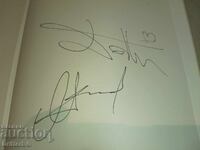 Doni și Momchil, autografe, carte + album