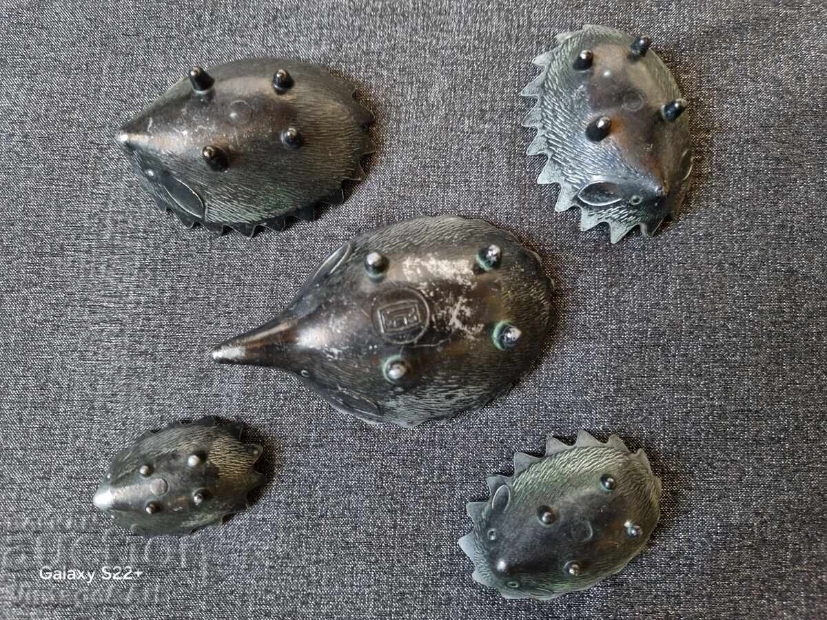 Παράδοση Σετ Σταχτοδοχεία Σοβιετικής Ένωσης Αχινοί Παράδοση Σετ Σταχτοδοχεία Σοβιετικής Ένωσης Αχινοί