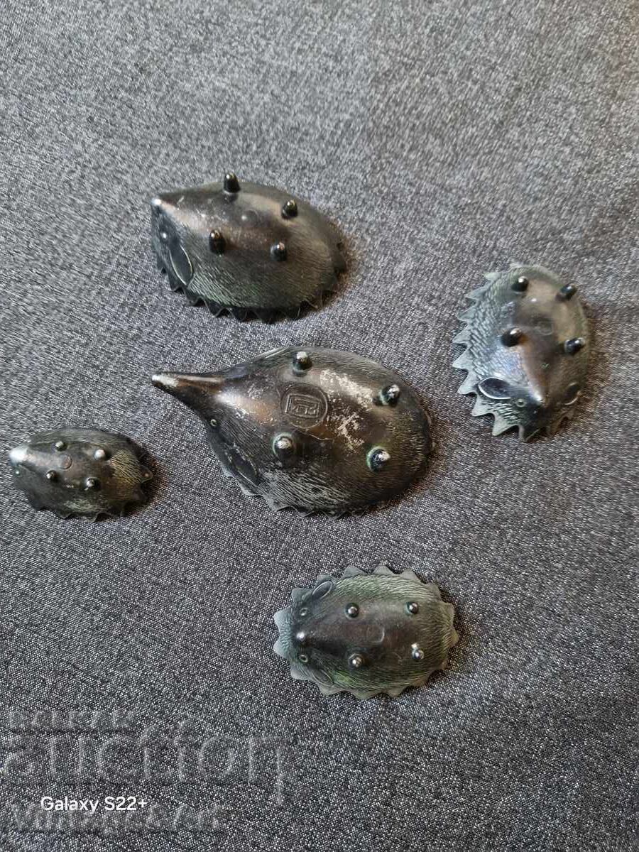 Σετ Σταχτοδοχεία Σοβιετικής Ένωσης Αχινοί - 6 Σετ Σταχτοδοχεία Σοβιετικής Ένωσης Αχινοί - 6