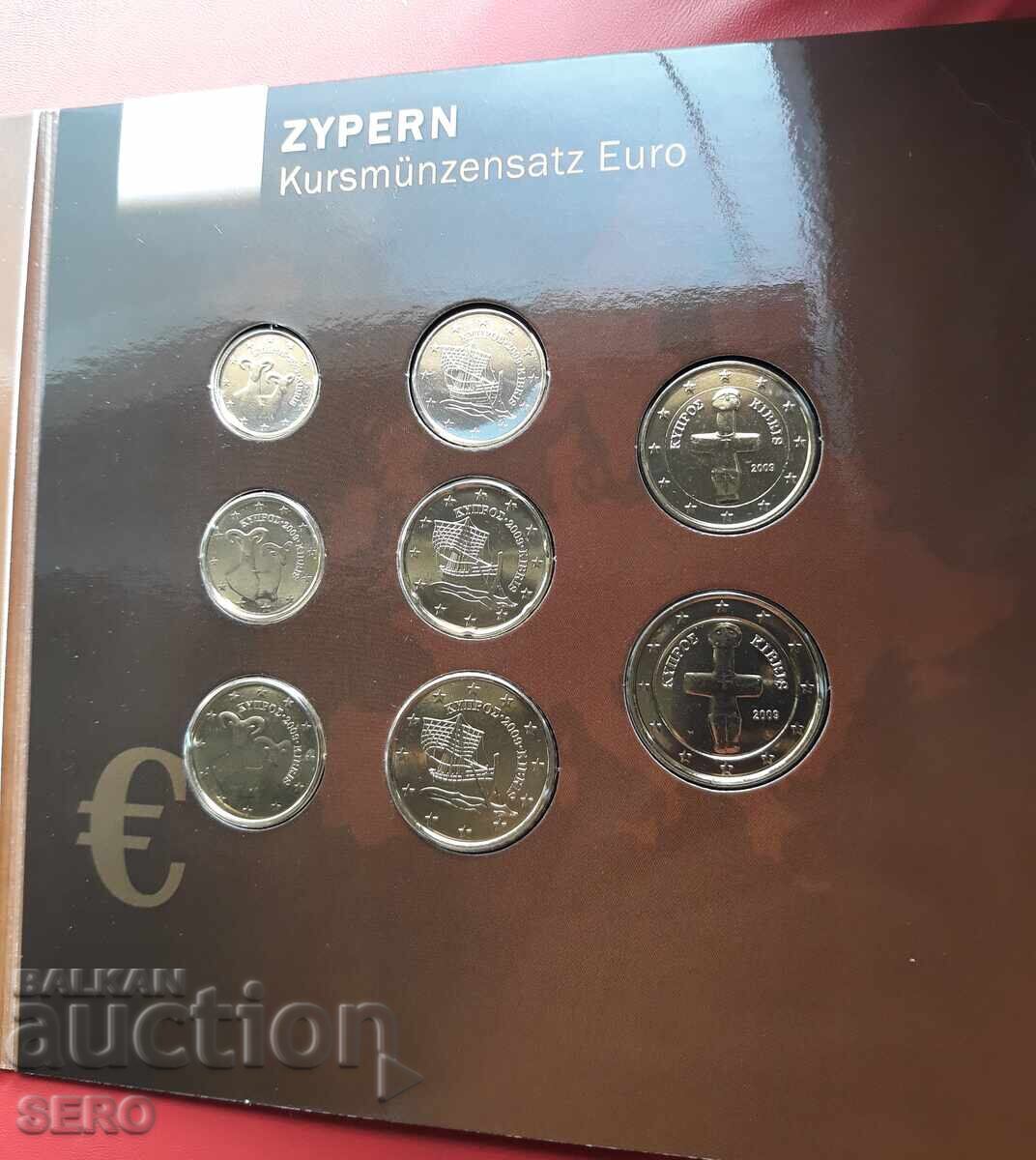 Κύπρος - 2 σετ σε 1 - παλιά νομίσματα 6 τεμάχια και ευρώ 8 τμχ. 2009 - 6 Κύπρος - 2 σετ σε 1 - παλιά νομίσματα 6 τεμάχια και ευρώ 8 τμχ. 2009 - 6