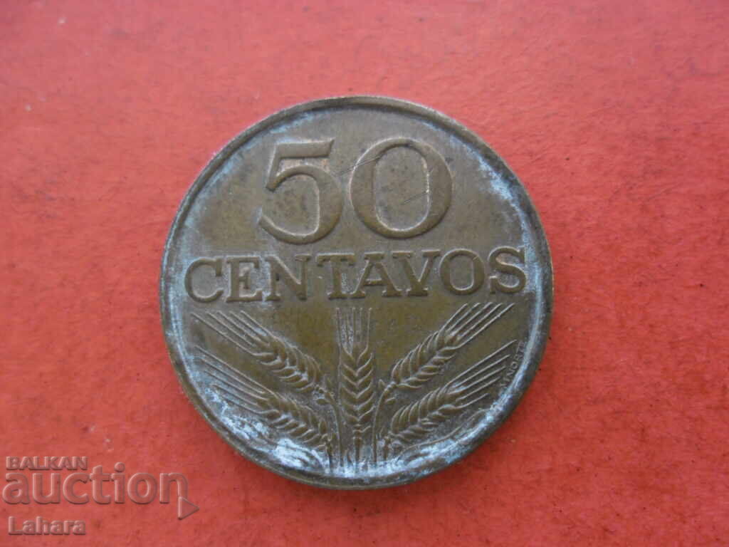 50 centavos 1977 Portugalia 50 centavos 1977 Portugalia