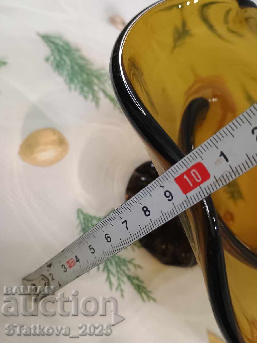 Παράδοση Γυάλινη vintage κούπα για καραμέλες Παράδοση Γυάλινη vintage κούπα για καραμέλες