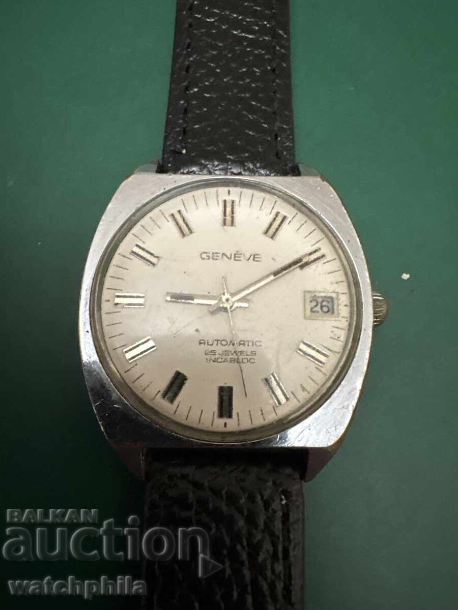 Geneve Automatic рядък мъжки часовник.Отличен, Работи с цена 0.01 лв. | € 0.01 Geneve Automatic рядък мъжки часовник.Отличен, Работи с цена 0.01 лв. | € 0.01