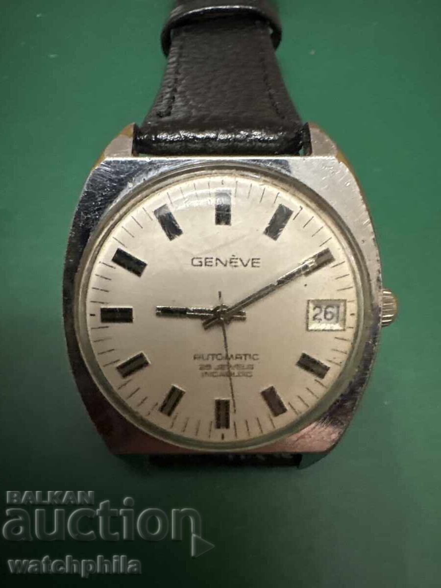 Доставка на Geneve Automatic рядък мъжки часовник.Отличен, Работи Доставка на Geneve Automatic рядък мъжки часовник.Отличен, Работи