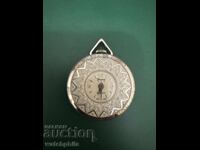 Lucerne рядък швейцарски часовник медалион. Работи