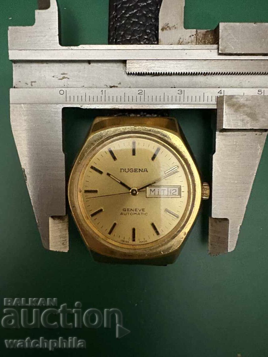 Dugena Geneve Automatic позлатен мъжки часовник. Отличен - 6 Dugena Geneve Automatic позлатен мъжки часовник. Отличен - 6