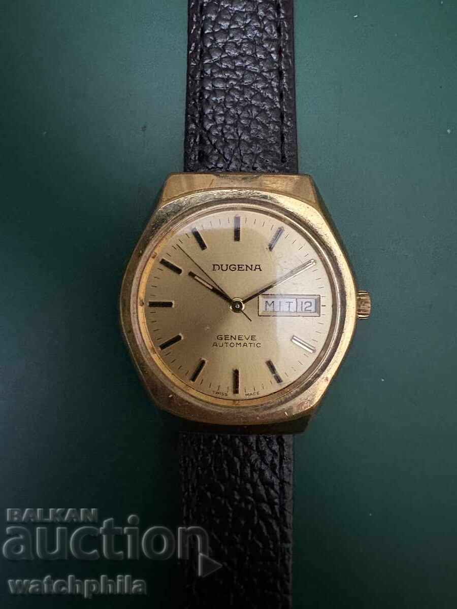 Dugena Geneve Automatic позлатен мъжки часовник. Отличен Dugena Geneve Automatic позлатен мъжки часовник. Отличен