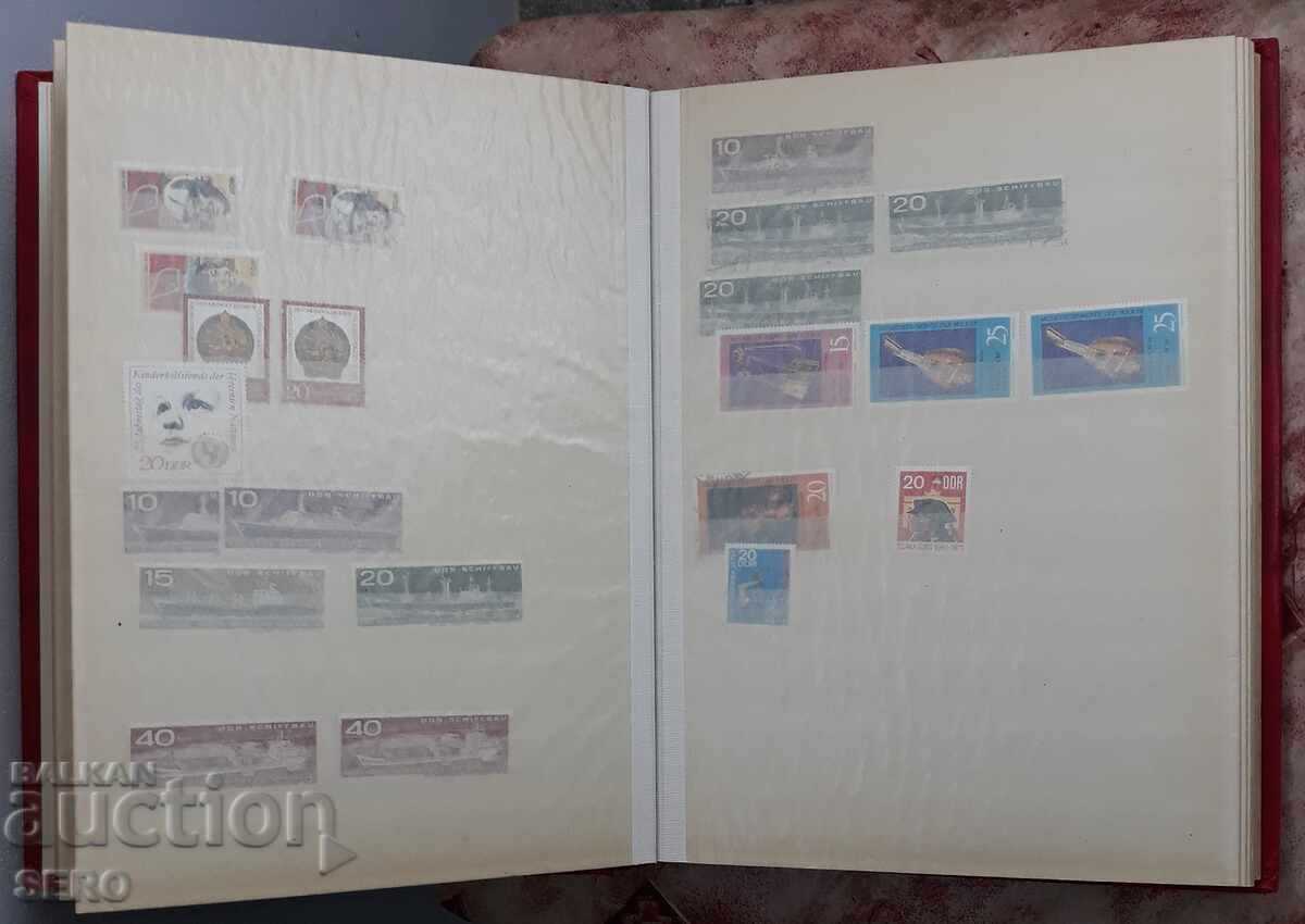 Филателия-мн. хубав класьор с 24 листа и около 300 пощ.марки - 6 Филателия-мн. хубав класьор с 24 листа и около 300 пощ.марки - 6