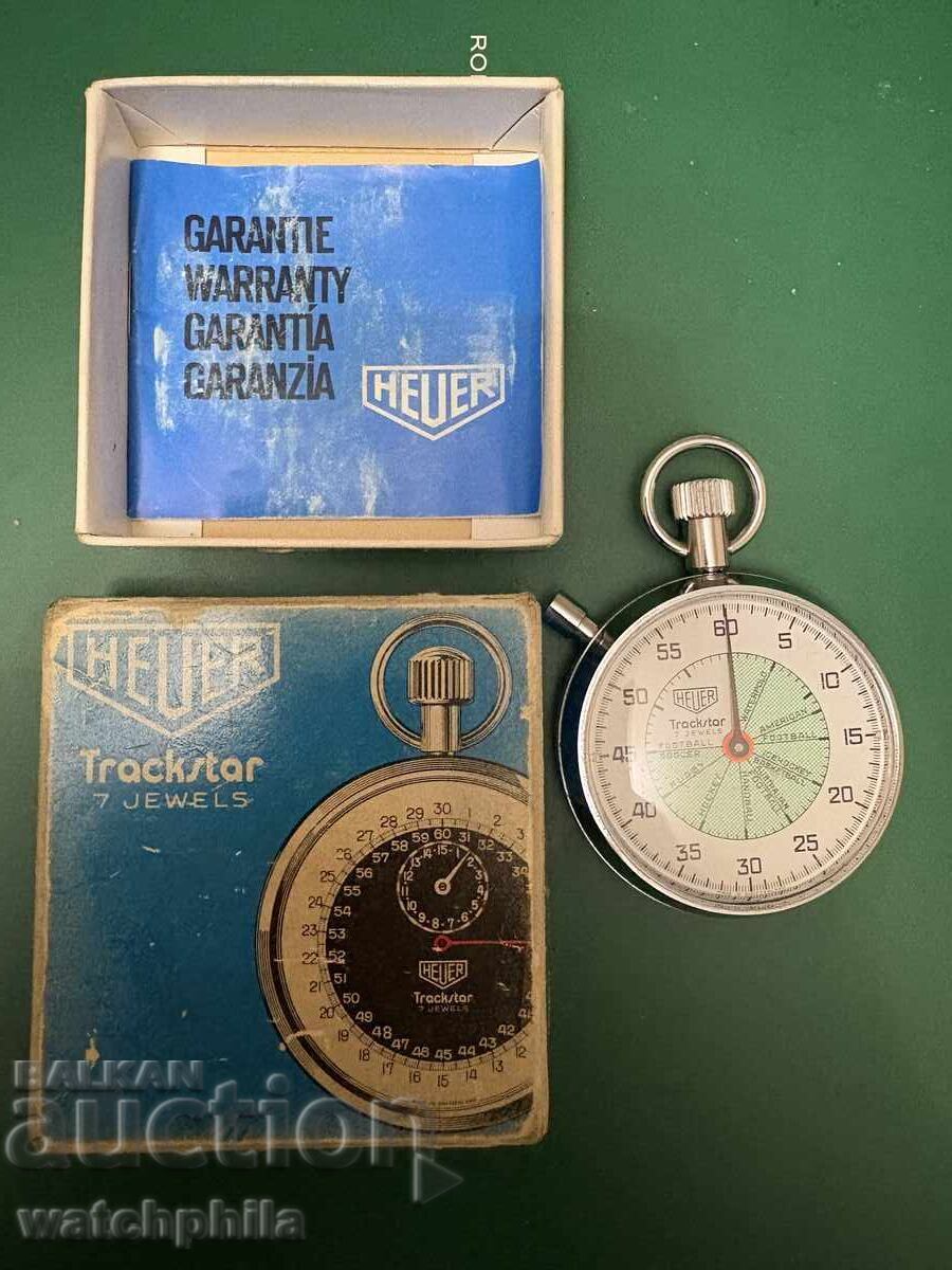 Heuer Trackstar cronometru elvețian. Rar, funcționează excelent - 5 Heuer Trackstar cronometru elvețian. Rar, funcționează excelent - 5