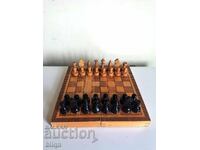 Страхотен Стар Дървен Шах